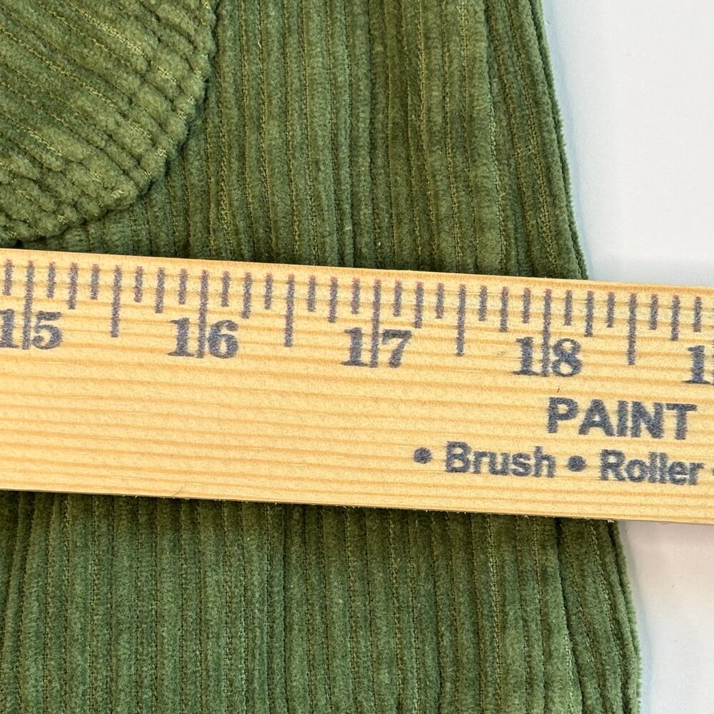 Anthropologie Pilcro Green Corduroy Button Front Pencil Midi Skirt NWT 2 - Picture 10 of 11